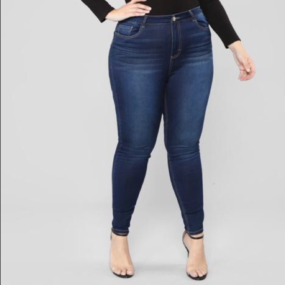 Plus size Fashionnova highrise jeans-Size 15